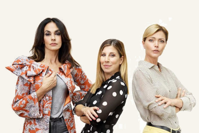 Maria Grazia Cucinotta, Michela Andreozzi e Vittoria Belvedere sono le Figlie di Eva