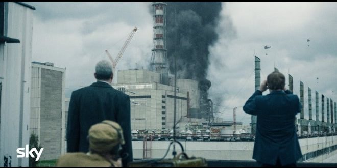 Un frame di Chernobyl, in onda su Sky