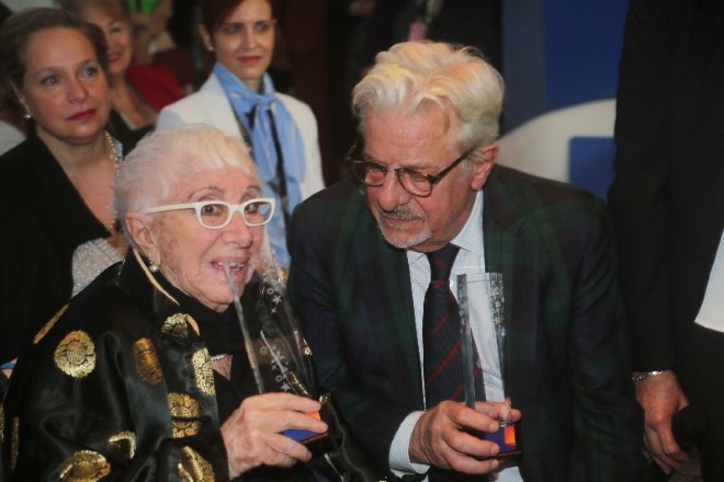 Giancarlo Giannini e Lina Wertmuller al Premio Kinèo