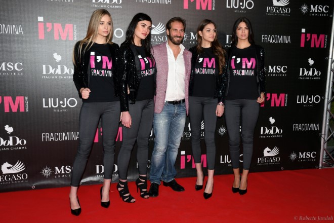 Maurizio Aiello sul red carpet di I'M Magazine Party 11