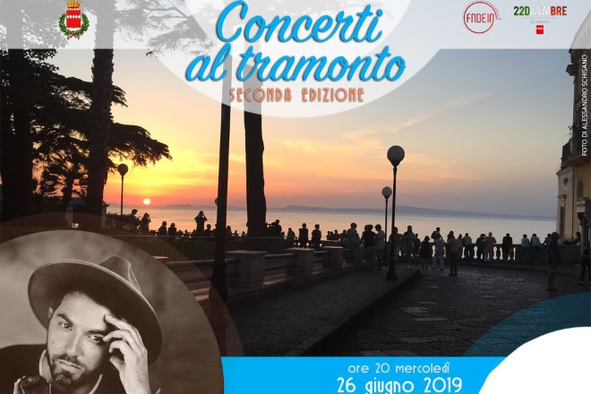 Alessio Arena live per Concerti al Tramonto a Sorrento