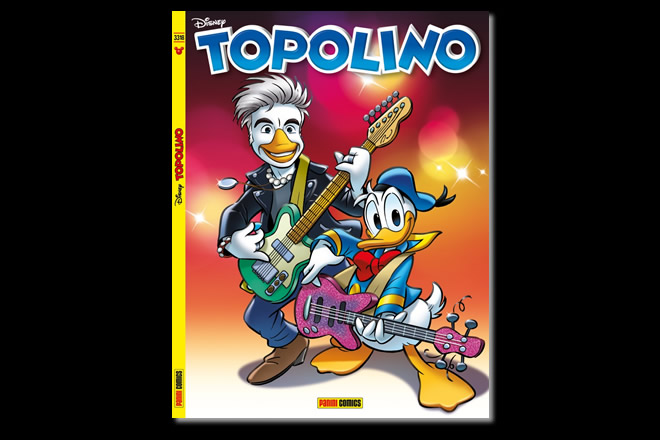 Liga Duck - Ligabue sulla copertina di Topolino