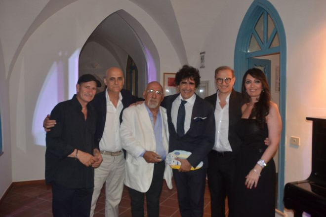 Alcuni protagonisti del Premio Amici di Ischia 2019