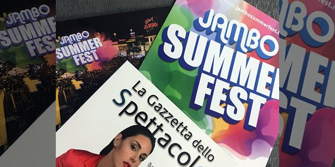 La Gazzetta dello Spettacolo per Jambo Summer Fest 2019