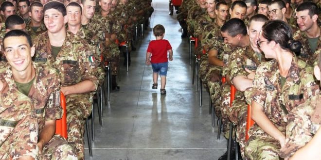 Un bambino talassemico tra i Volontari dell’Esercito Italiano per Acqui
