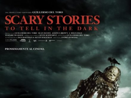 Manifesto ufficiale di Scary Stories di Guillermo Del Toro