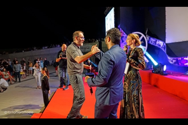 Valerio Mastandrea al Magna Graecia Film Festival. Foto di Antonio Raffaele