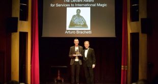 Arturo Brachetti premiato al The Magic Circle di Londra