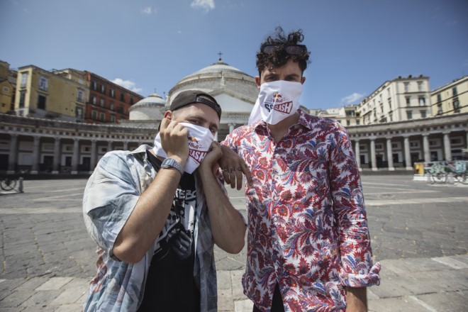 Carl Brave e Frah Quintale per Red Bull SoundClash a Napoli. Foto di Mauro Puccini