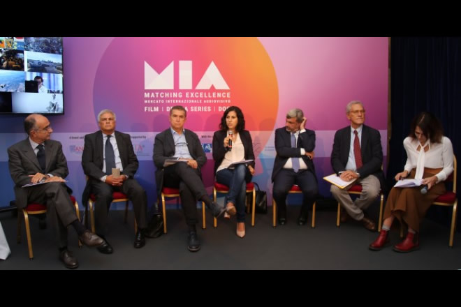 Dibattito al Mercato Internazionale dell’Audiovisivo 2019