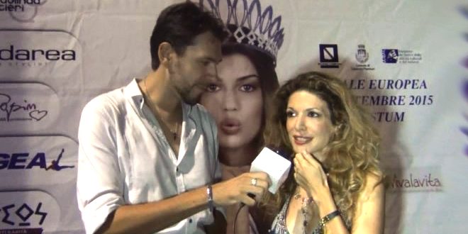 Francesco Russo intervista Maria Monse a Miss Europe Continental 2015