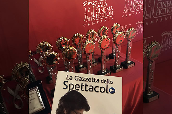 La Gazzetta dello Spettacolo per il Gala del Cinema e della Fiction Campania 2019