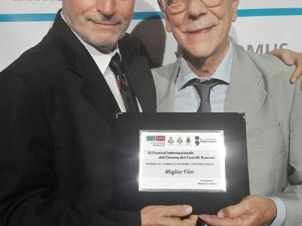 Pierfrancesco Campanella con Angelo Bassi al Castelli Romani Film Festival