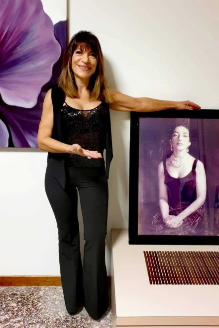 Rosalba Colosimo con una foto di Flavia