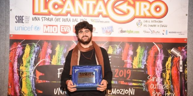 Simone Romano vince il Cantagiro 2019