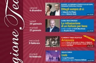 Teatro Ariston Gaeta, stagione teatrale 2019-20
