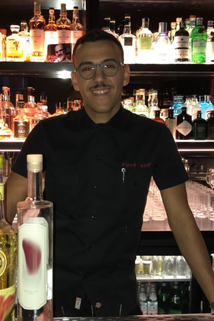 Il barman Alessio Zaccardo