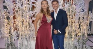 I presentatori del Fashion Gold Christmas Roberta Scardola e Nicola Coletta. Foto di Maurek Poggiante