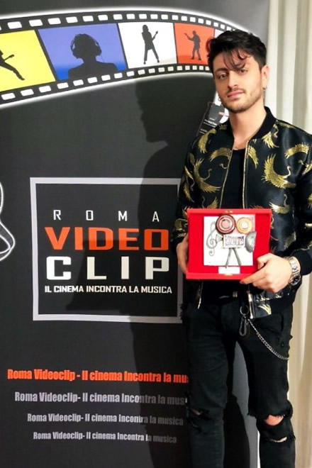 Virginio con il Premio Roma Videoclip - Rivelazione 2019