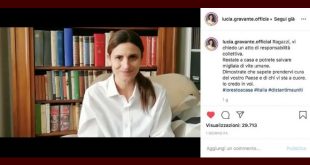 Il profilo Instagram di Lucia Gravante de Il Collegio
