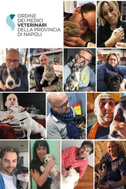 I veterinari della provincia di Napoli. Foto da Facebook