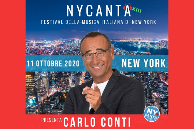 Festival della Musica di New York, conduce Carlo Conti