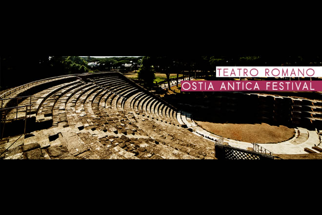 Il Teatro Romano dove si svolge Ostia Antica Festival