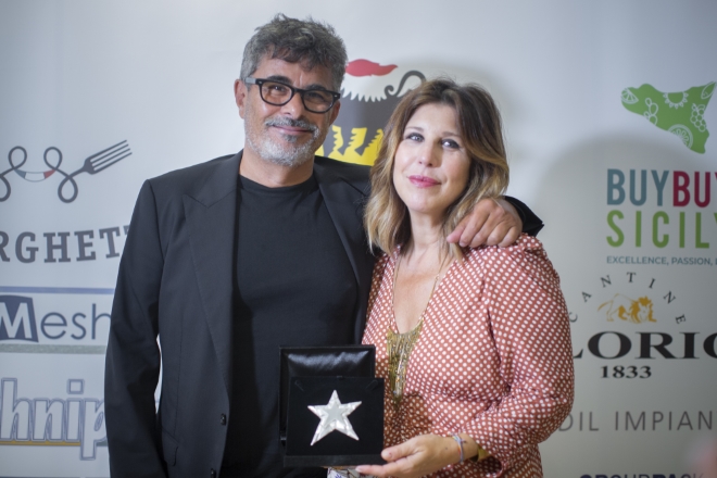 Paolo Genovese e Michela Andreozzi per Festival del Cinema Italiano 2020. Foto di Giovanni Stella