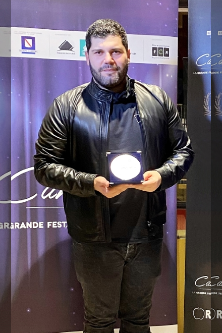 Salvatore Esposito riceve il Premio Cinema Campania 2020