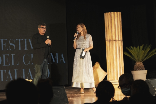 Paolo Genovese e Veronica Maya al Festival del Cinema Italiano 2020