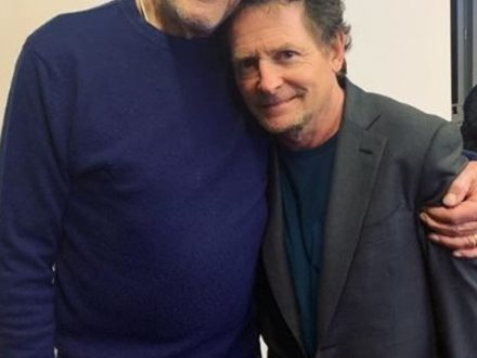 Christopher Lloyd e Michael J. Fox. Foto dal Web