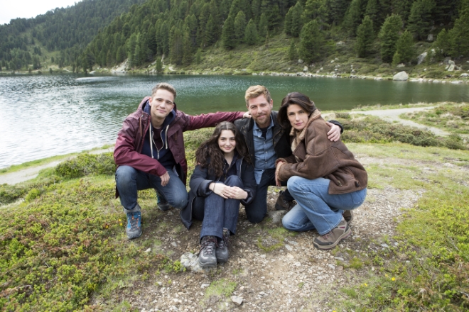 Il cast di Vite in fuga. Foto di Assunta Servello