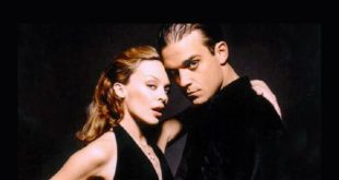 Kylie Minogue e Robbie Williams. Foto dal Web