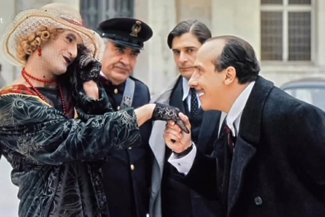 Una scena di Il Commissario Ricciardi