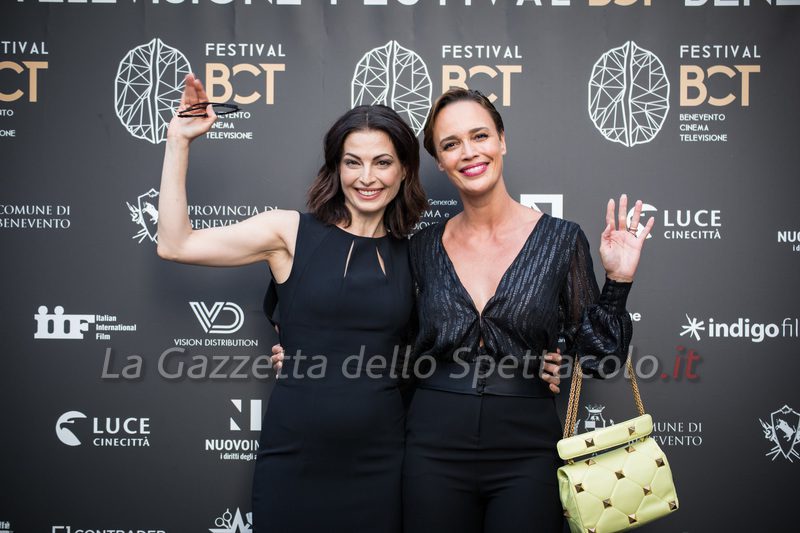 Eleonora Ivone e Roberta Giarrusso al Benevento Cinema e Televisione. Foto di Alessia Giallonardo