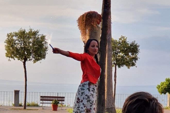 L'attrice Giusy Freccia a Racconti per Ricominciare edizione 2021