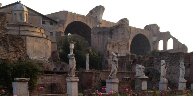 La Casa delle Vestali al Foro Romano. Foto del Parco Archeologico del Colosseo