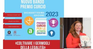 La Presidente Associazione Curcio Editore Cristina Siciliano per il Premio Curcio