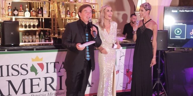 Roberto Onofri, Monica Marangoni e Dalila Krizia Mendola per Miss Italia America a Miami