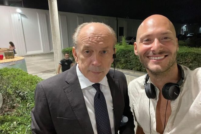 Fabio Massa insieme a Tomas Arana