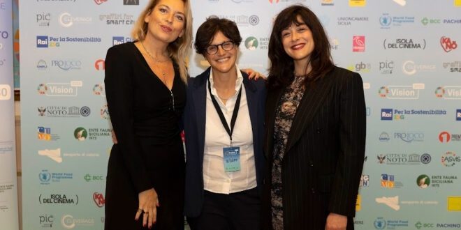 Manuela Rima di Rai Cinema, Giulia Morello e Valetina Lodovini per Vision 2030 a Noto