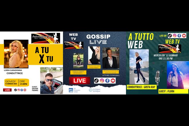 International Blog Web Tv: format 2023