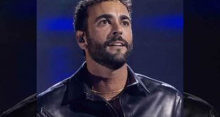 Marco Mengoni a Sanremo 2023. Foto dai Social Network