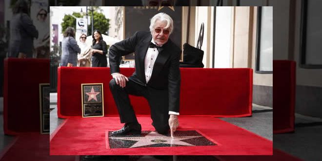 Italian actor Giancarlo Giannini on Hollywood Walk of Fame star during a ceremony in his honor in Hollywood, California, USA, 06 March 2023. Foto Web EPA-CAROLINE BREHMAN