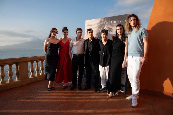 Il cast di Mare Fuori al Social World Film Festival 2023