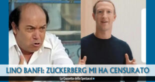 Lino Banfi contro Mark Zuckerberg