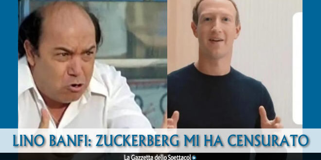 Lino Banfi contro Mark Zuckerberg