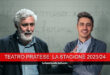 Francesco Piccolo e PIF nella stagione 2023-24 del Teatro Pratese