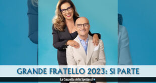 Grande Fratello 2023 - Alfonso Signorini e Cesara Buonamici