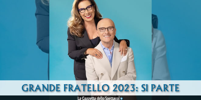 Grande Fratello 2023 - Alfonso Signorini e Cesara Buonamici